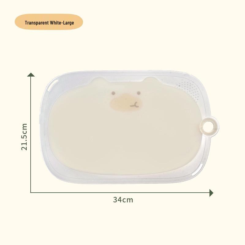 Cartoon Antibacterial Anti-Mildew Plastic Cutting Board for Kitchens and Baby Food Preparation