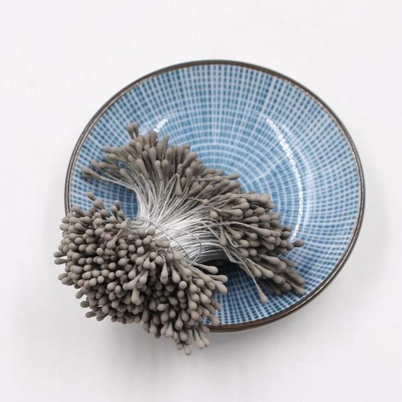 400Pcs 2mm Stamen Handmade Artificial Flowers for Wedding Party Home Decoration DIY Christmas Scrap Fake Plants Crafts