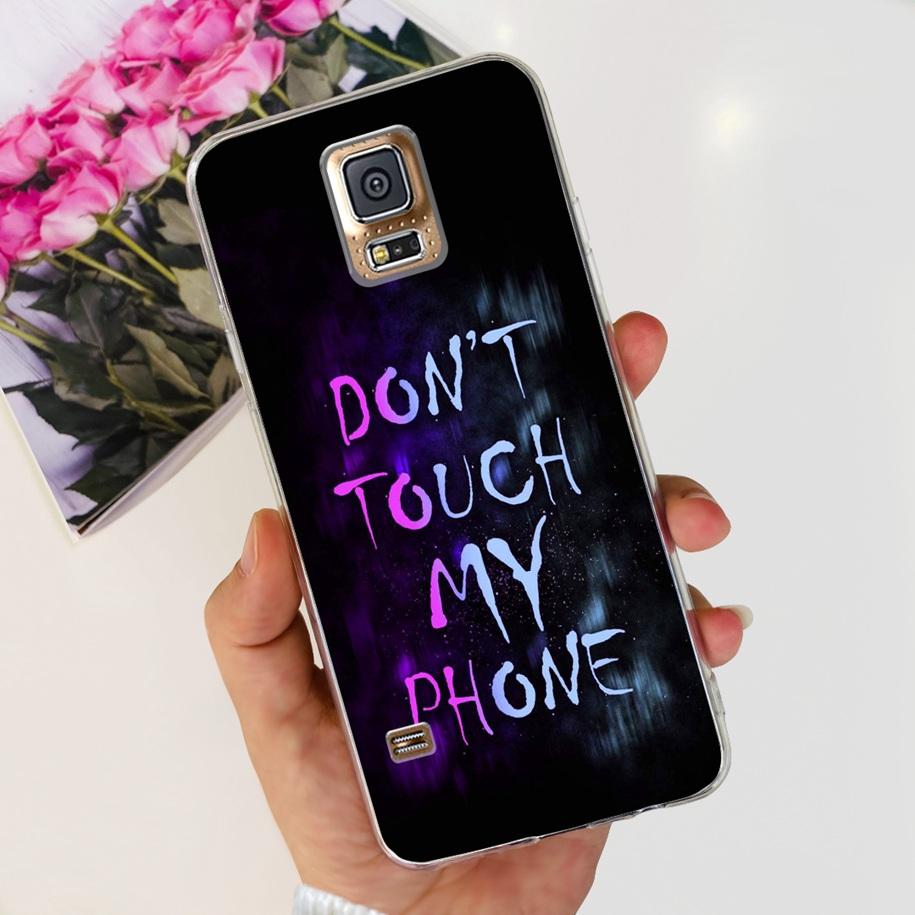 For Samsung Galaxy S5 Case G900F G900I i9600 S 5 Back Cover Cool Painted Soft Silicone Clear Phone Case For Samsung S5 Neo Coque