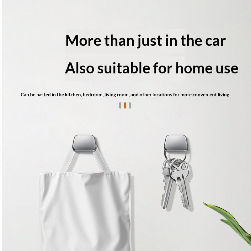 Mini Metal Car Hook Front Car Multi Functional Storage Small Hook Hidden Car Hooks Multi-Purpose Car Household Hooks Accessories