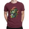 Men's T-Shirt Fear And Desire Novelty Cotton Tees Short Sleeve Skull T Shirts Round Collar Clothing Summer