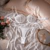 Hollowed-out Thong Bra Suit Lace-up Underwear Sets Versatile Lace Lingerie Set  Valentine's Day