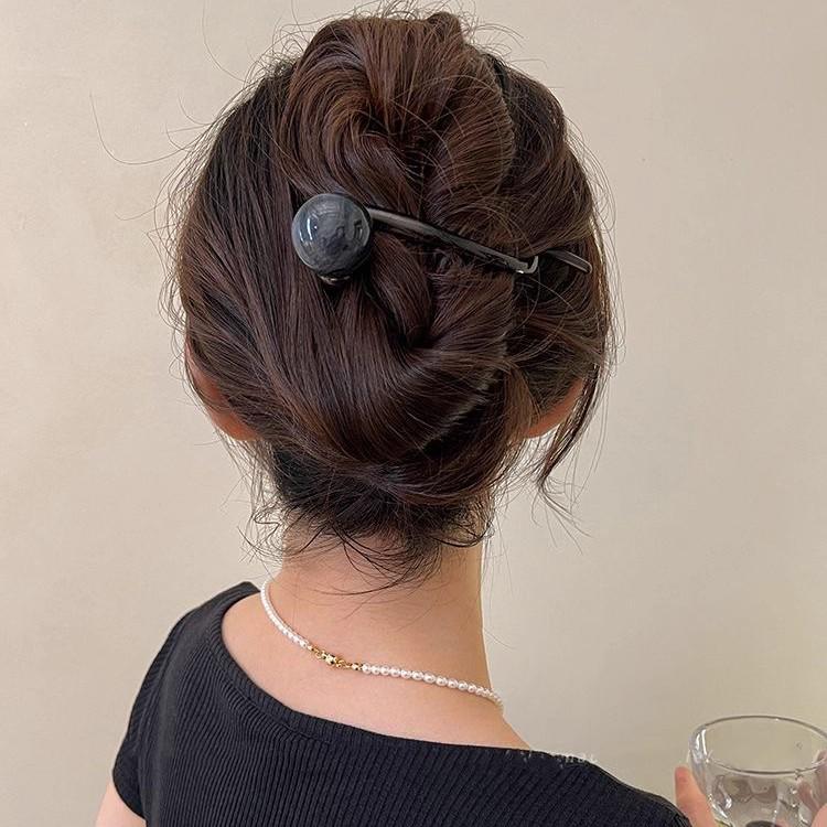 Francouzská retro perlová twist sponka do vlasů—Elegantní jednoslovný styl pro ženy