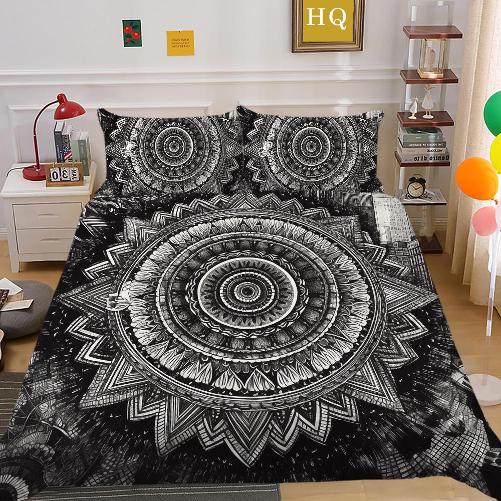 Acasă Seturi de lenjerie de pat cu imprimare cu microfibră Față de pernă Adolescenți Huse pilote Bărbați Dimensiune dublă Textile de casă de rang înalt