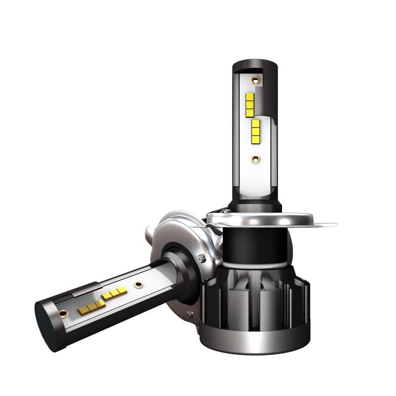 2X Lichter 40W 4000LM H4 LED Lichter Auto LED Lichter Abblendlicht CSP Lampe Scheinwerferbirne Scheinwerfer Ohne Vorschaltgerät 6000K Autoscheinwerfer