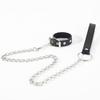 Male Adjustable Cock Ring with Dog Chain Traction Comfortable Durable BDSM Adult Toy for Men