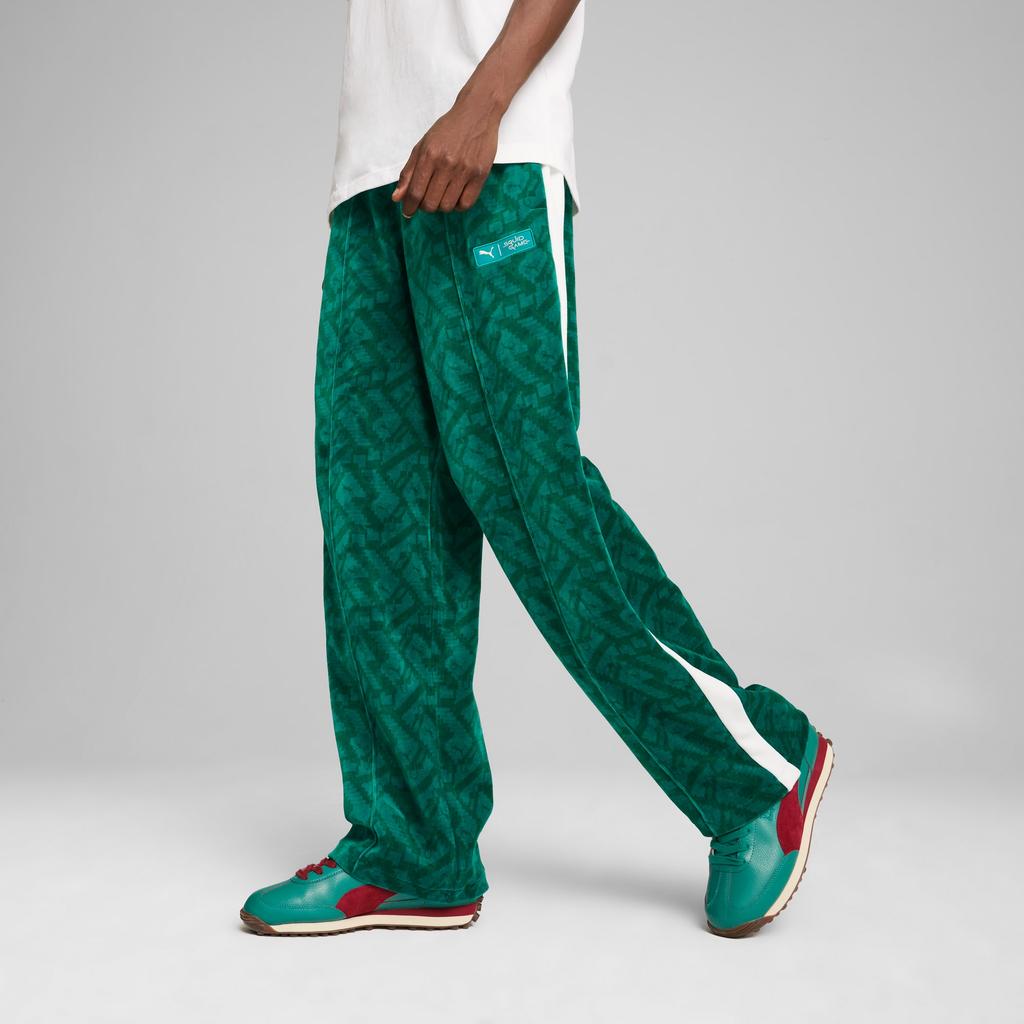 Puma X Spolupráce Squid Game T7 Pohodlné Měkké Všestranné Sportovní Dlouhé Kalhoty Pánské spodky Mátový čaj 627429-86