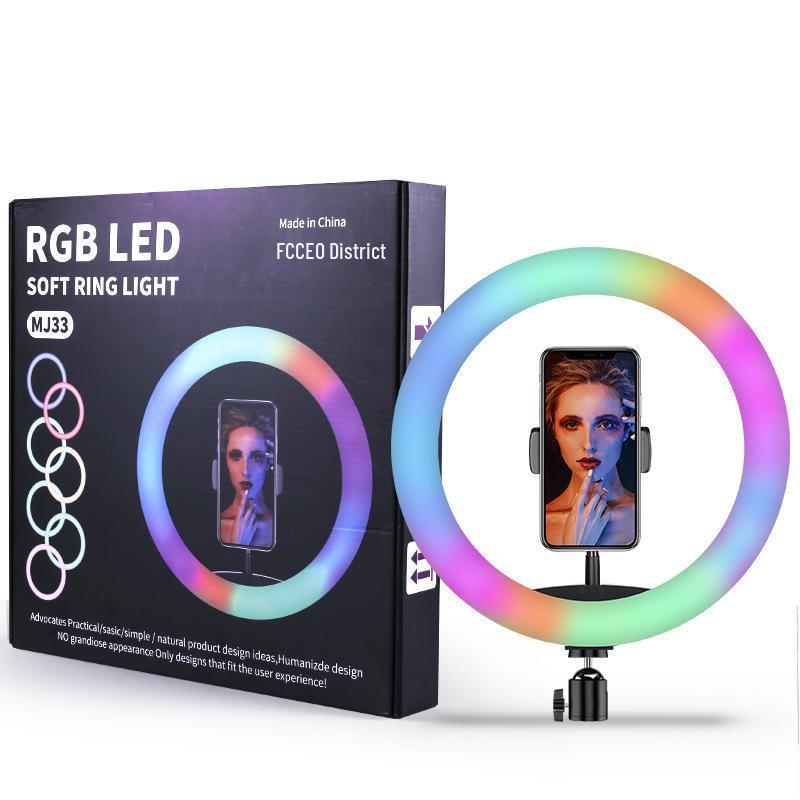 RGB Fill Light Ring for Photography & Videography - 10, 8, or 18 Inches