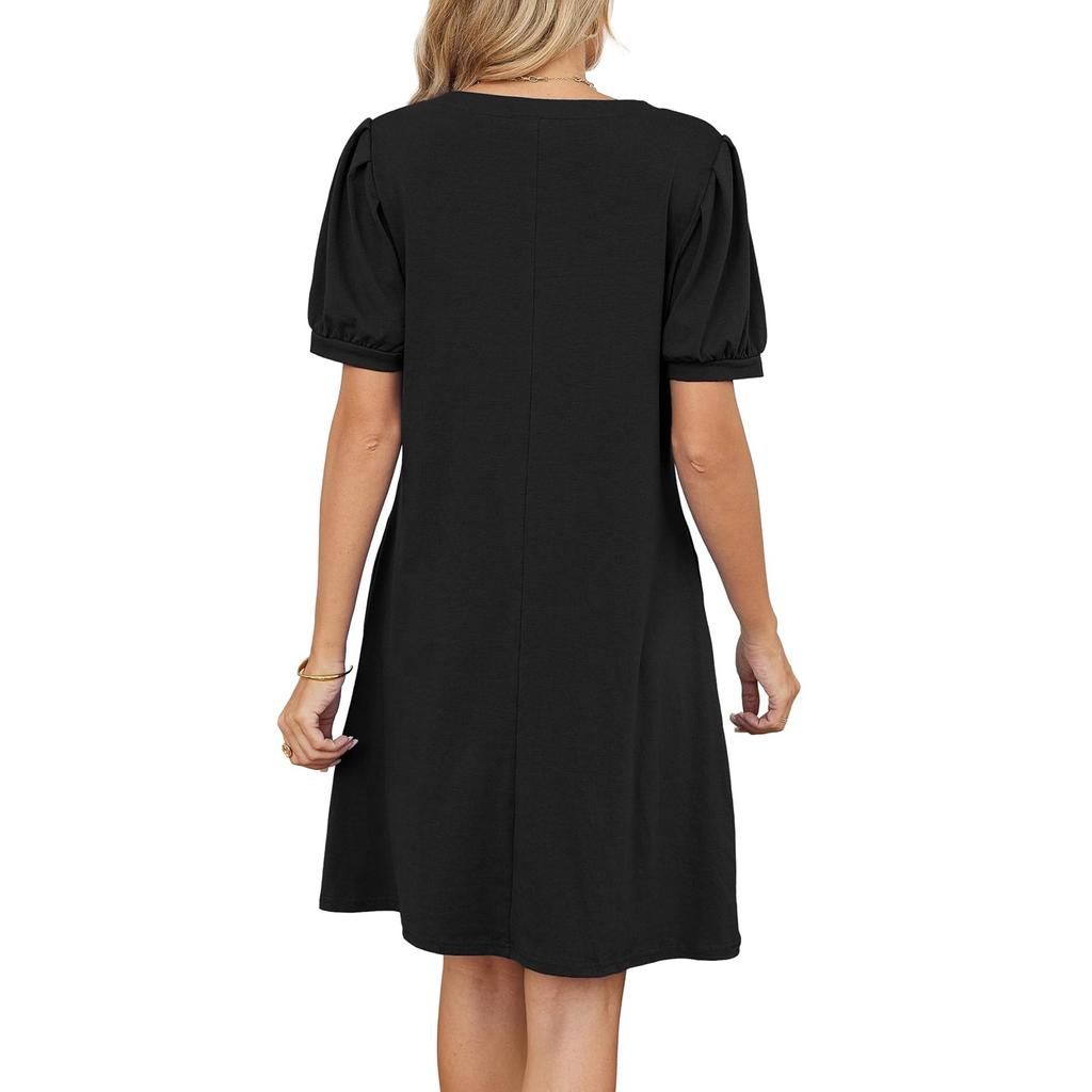 Women's Fashionable And Casual Short Sleeved Dress