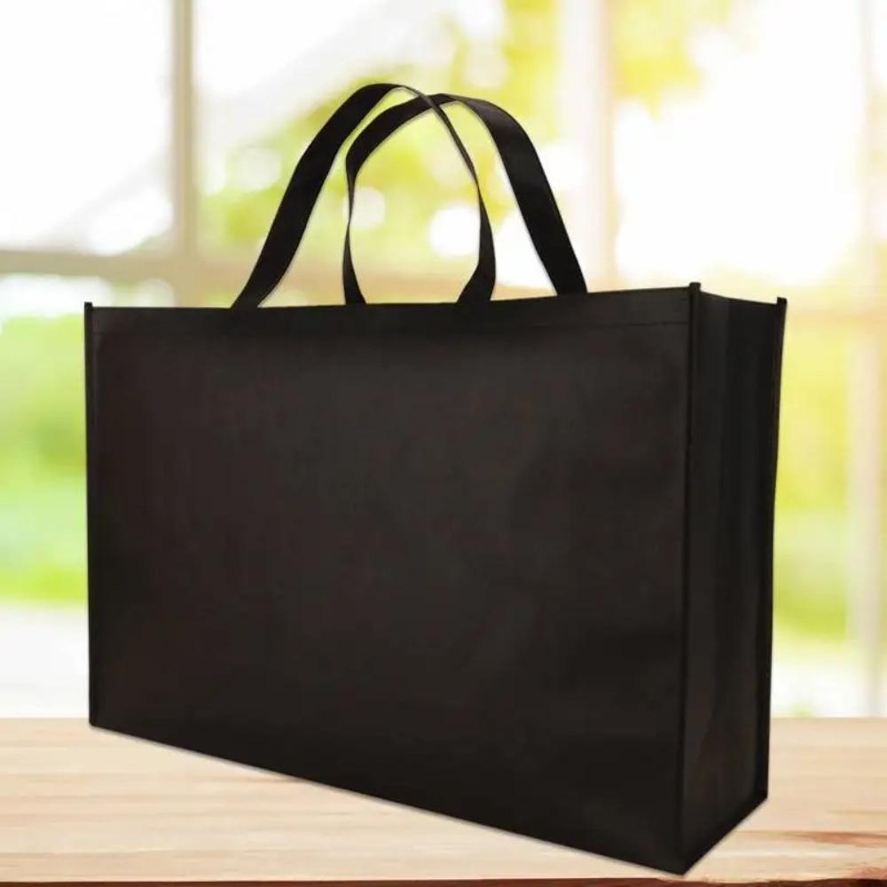Fashion Extra Large Non-Woven Fabric Bag Thickened 40*60cm Shoulder Bag Large Capacity Eco-Friendly Bag Daily