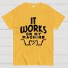 It Works On My Machine Cotton Summer Casual Cool Loose T-Shirt
