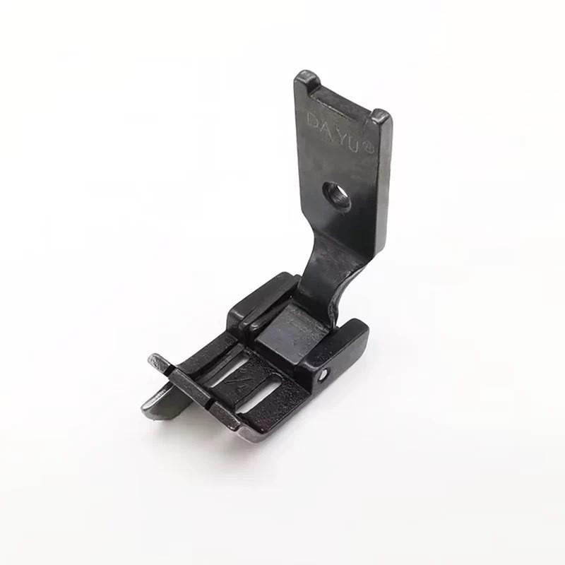 Daewoo Double Needle Flat Presser Foot with Knife & 0.1 Seam Allowance, 0.2 Topstitch Guide