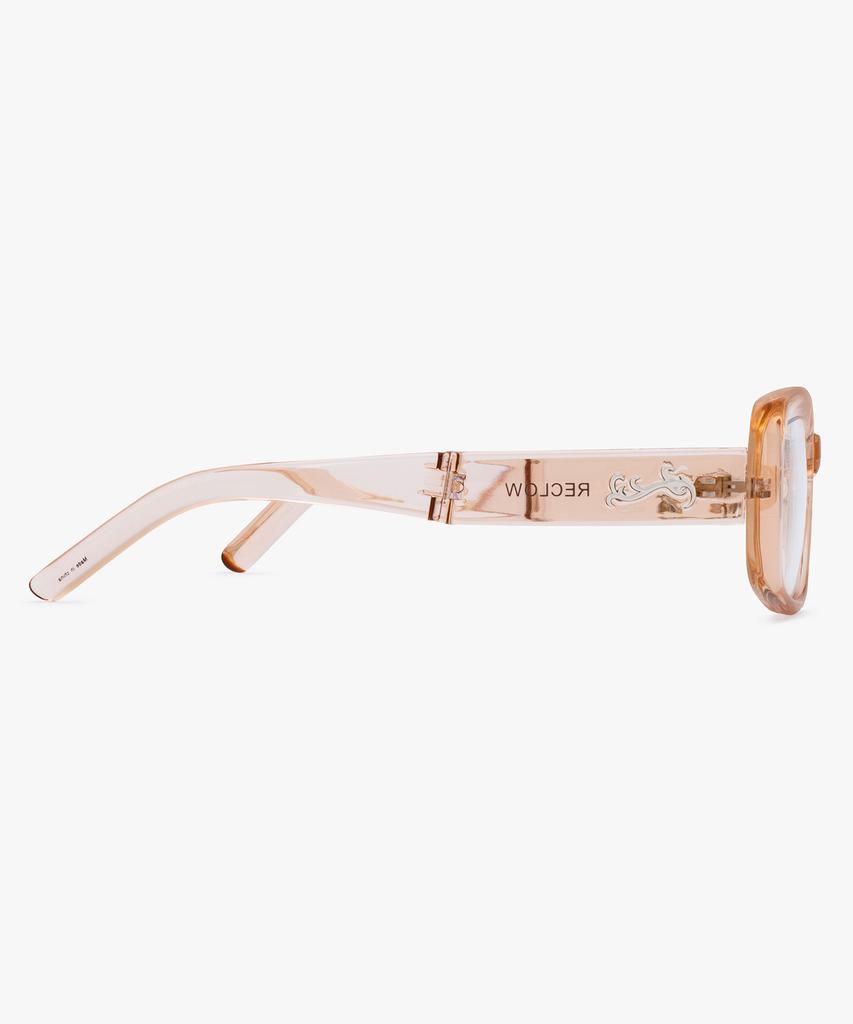 Likkeullou Rc Maye Folder Blue Light Glasses Peach