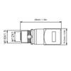 to RJ45 Patch Cord 4Pin Networking Cable for Industrial Ethernet Applications IP67 Waterproof Communication Cable Patch Cord