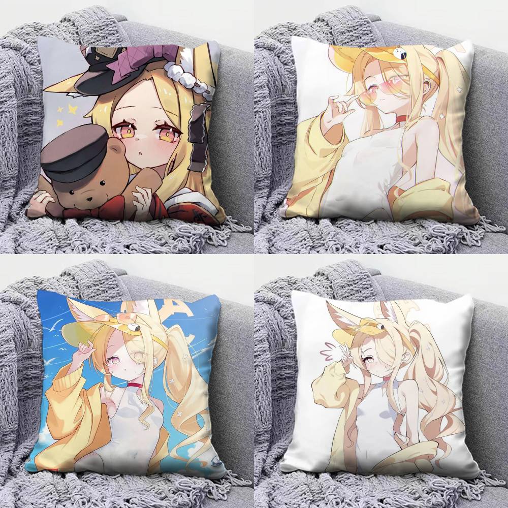 Yurizono Seia Game Blue archive Home Sofa Cushion Covers and Aecorative Custom Pillow Covers