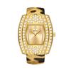 YaLaLuSi Marke Retro Damen-Quarz-Uhr Leopardenarmband Stilvoll und Wild Kostenloses Wischtuch Geschenkbox