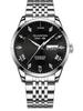 Guanqin Men's Luxury Automatic Waterproof Stainless Steel Watch