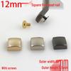 12mm Zinc Alloy Square Decorative Nail for Luggage Hardware