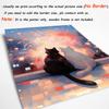 Valentinstag Geschenk Romantische Schöne Katze Paar Sonnenuntergang Strand Poster Leinwand Malerei Wand Kunst Druck Mama Geschenk für Zimmer Home Decor