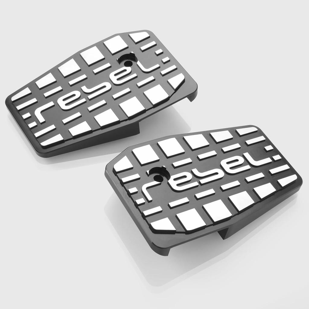 Motorcycle Footpeg Aluminum Front Rider Floorboards Foot Pegs Footboard Accessory Kit Fit for Ho&n&da Rebel 250 Rebel CMX 500 Rebel 300 CMX 250 CMX