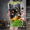 Rottweiler Dog Soft Phone Case For IPhone 11 17 Air 16E 16 Pro Max 15 + 14 Plus 13 Mini 12 Apple 7 SE 8 Fundas Coque 11 17 Air 1