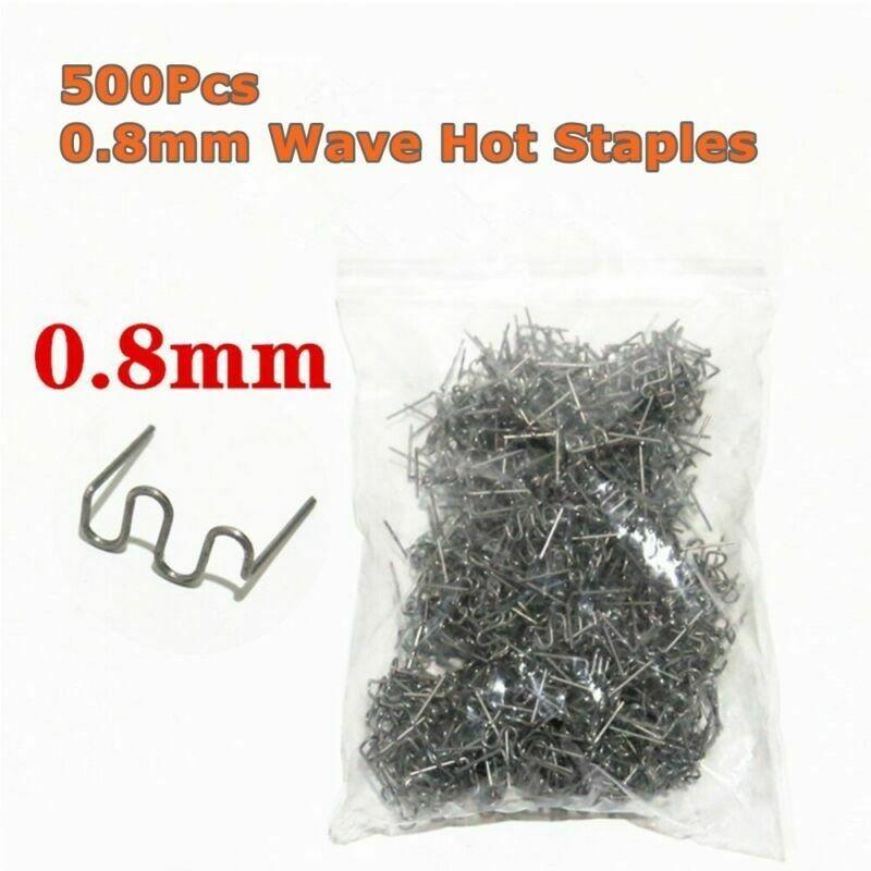 500Pcs Pre-Cut Staples Bumper Car Hot Staples Plastic