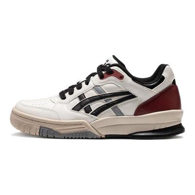 Gel-Spotlyte Cuero Sintético Bajo Deportivo Transpirable Retro Zapatillas de Baloncesto Unisex zapatilla Blanco Negro 1203A399-101