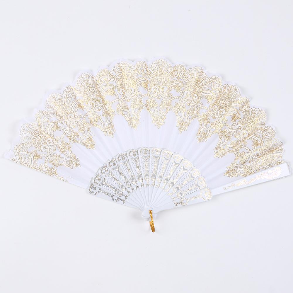 Ручные Веера Кружевные Складные Веера для Танцевального Выступления Фотосъемки Свадебной Вечеринки