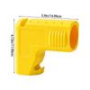 Dust Port Adapter 2.05 Inch Molded Plastic Connector, Angled Dust Collection Replacement Fitting for Workshop Service and Hose Connection