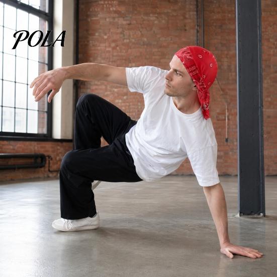 Pirate Hat, Adjustable Streamer Design Hip-hop Cap, Cashew Print Street Style Hat, Breathable Elastic Fabric Hip-Hop Outdoor Sports Hat
