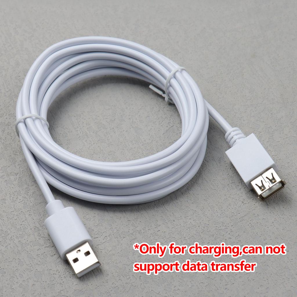 USB 2.0 Male To Female Charging Extension Cable For USB Fans Lights And Other 5V Devices Connection Cord