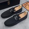 Doudou Shoes Men's Mesh Fly-woven Casual Lazy Shoes Business Soft Sole Breathable Fashion Trend One-pedal Loafers