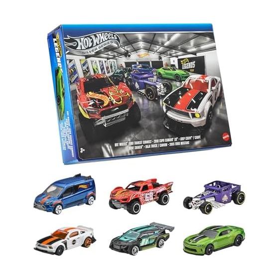 Hot Wheels Набор из 6 машинок-игрушек, Мини-машинки, Возраст 3+, Мульти JLB24