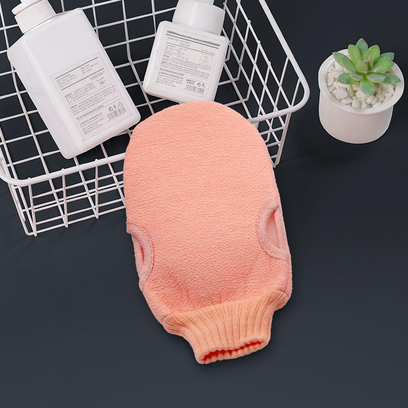 Exfoliating Double-Sided Bath Towel: Universal Painless Mud Removal Gloves with Coarse and Fine Sand for Adults