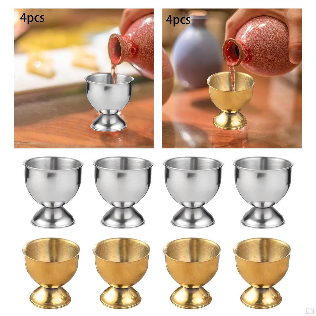 4 Pieces Egg Cups Stand Cooking Tool Crafts Kitchen Utensils Accessories Tray