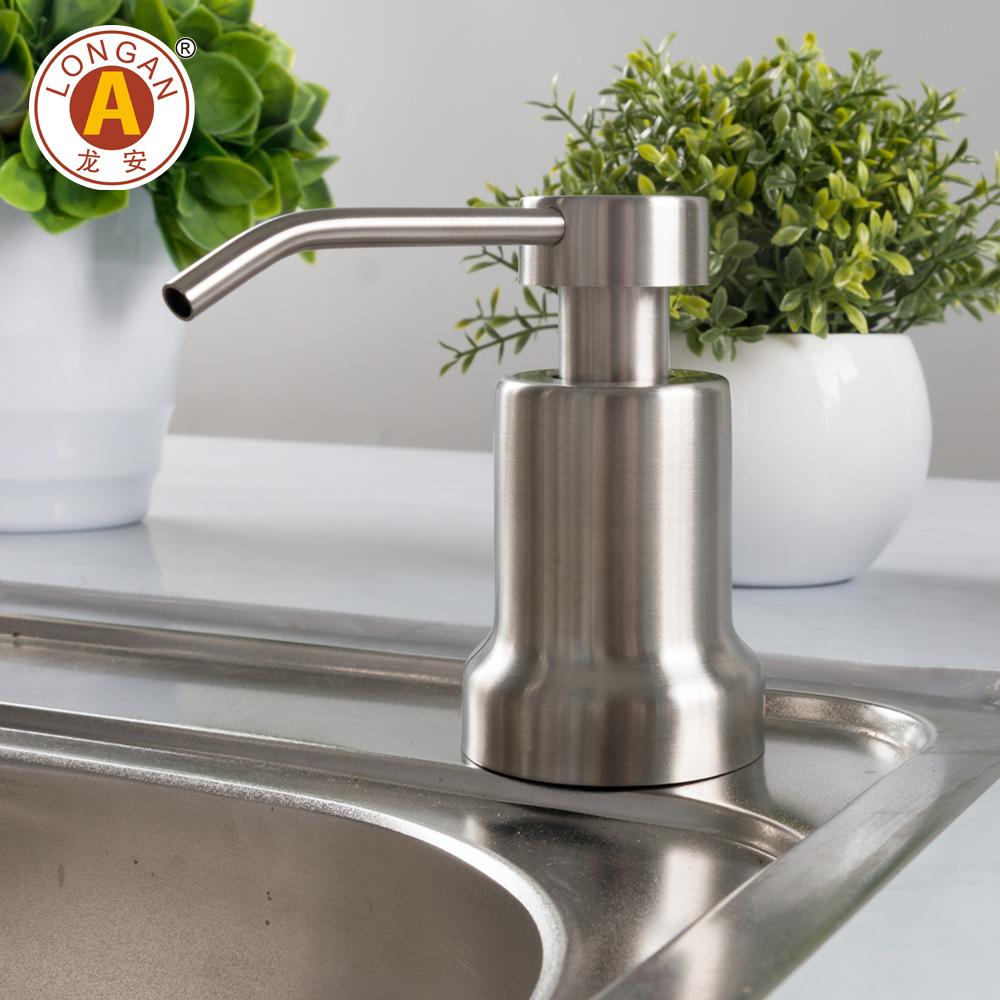 350ml Foam Hand Soap Dispenser In Stainless Steel Plastic 500ml Bottle for Kitchen Sink Soap Dispenser Manufacturer In China