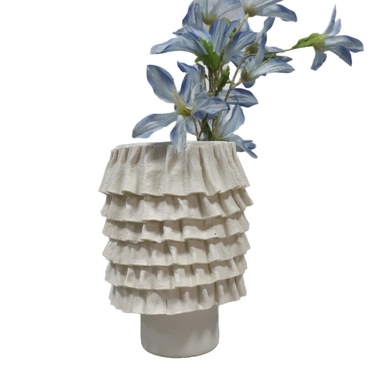 Retro Wabi-sabi Resin Vase for Living Room & Model Room Decor