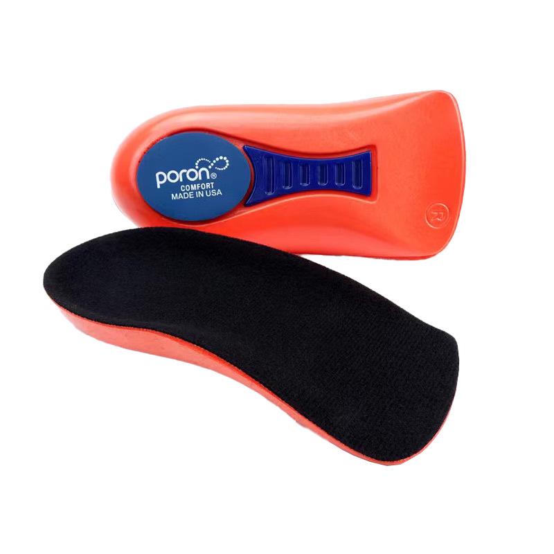 

Полустельки PORON с поддержкой свода стопы для плоскостопия - Высокая эластичность, амортизация, противоскольжение, облегчение боли в пятке из полиуретана для мужчин и женщин S: 35-41 оранжевый