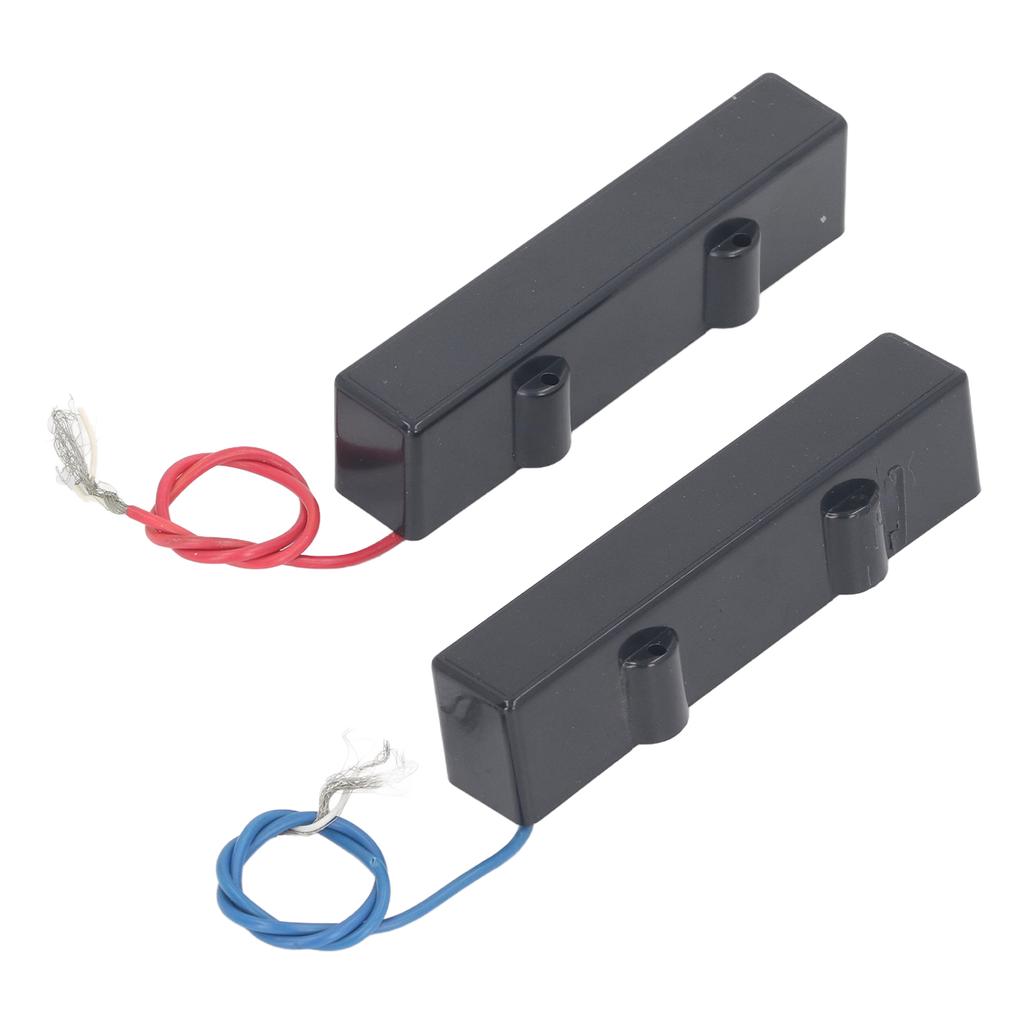 2Pcs 5 String Electric Bass Pickup Noise Free Professional Bass Open Style Pickup Replacement