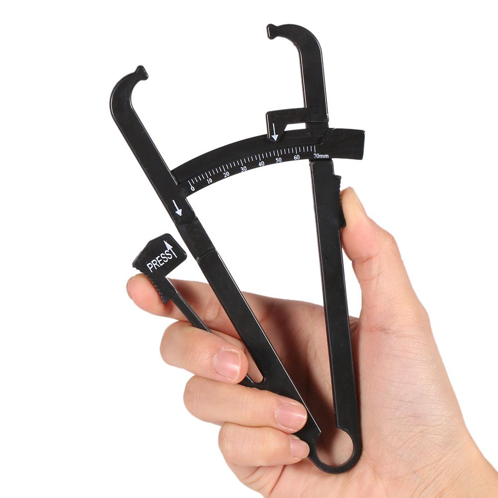 New Body Caliper Skin Fold Accurate Msurement Slim Msuring Analyzer White