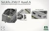 Takom Light Armored Personnel Carrier with Mortar Plastic Model Kit TKO2212 1/35 Sd.Kfz.250/7 A-type Self-Propelled -