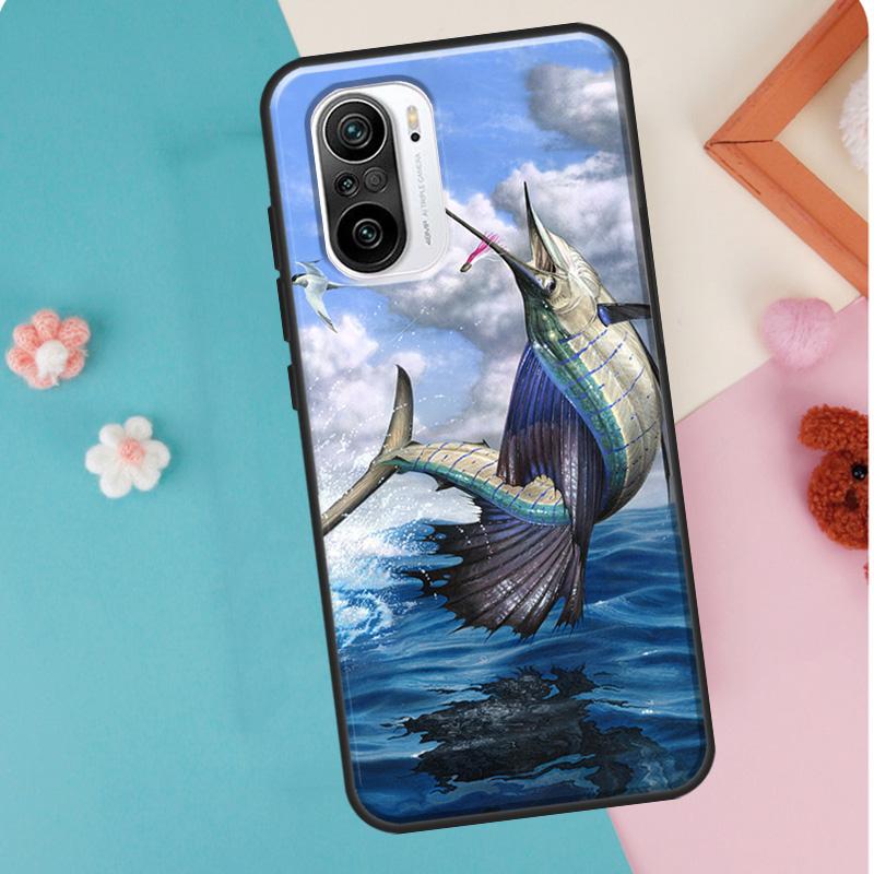 Fish Fishing Case For Xiaomi Mi 11T 12 Pro 12X Mi 11 Lite Ultra Cover For POCO X3 Pro X4 GT M3 M4 F3