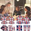 König Karl III. Union Jack Einweg-Partyzubehör für Geburtstagsfeier
