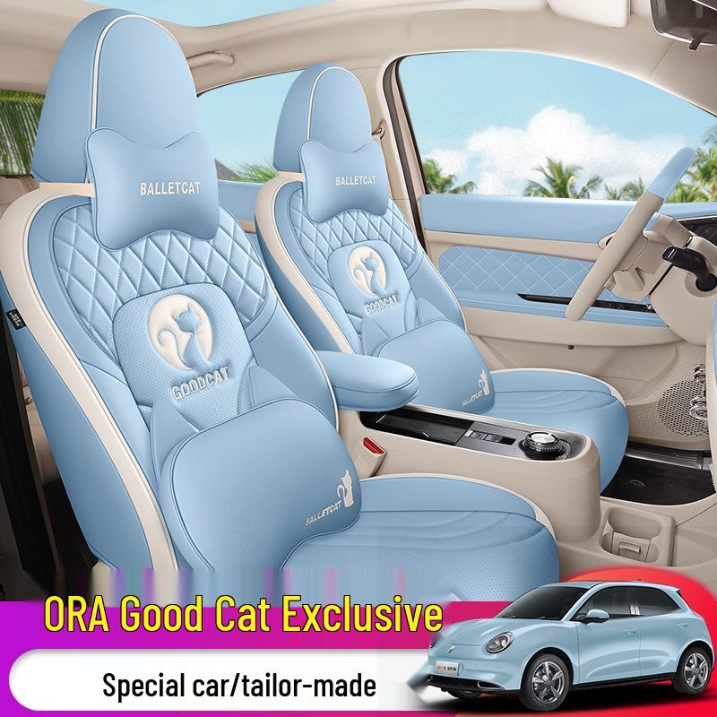 ZFL Sports Leather Seat Cushion Cover for Great Wall ORA Good Cat – All-Season Comfort