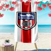 Ręcznik plażowy z nadrukiem logo Sunderland Association Football Club, Duży miękki szybkoschnący ręcznik na plażę, kemping, basen