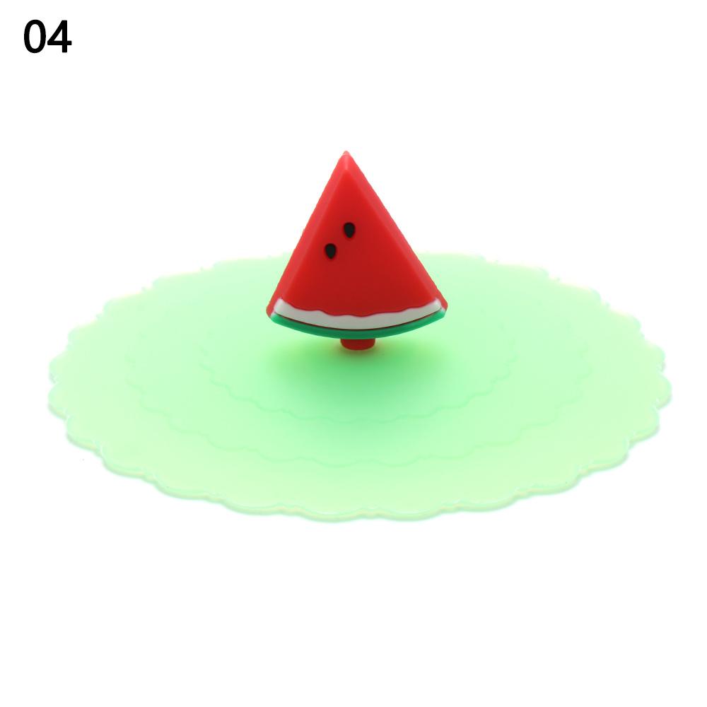 Silicone Cup Lid Dustproof Tea Coffee Cup Lid, Home Cartoon Cup Lid Decoration, Cute and Reusable Glass Cup Lid