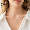 Shiny Star Pendant Five-pointed Necklace Sparkling Rhinestone Stars Adjustable Alloy