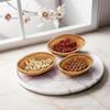 Smoked Oval Bamboo Woven Basket Kitchen Sieve for Fruit Vegetable Drying Storage Hotel-Style Weaving Dustpan Included