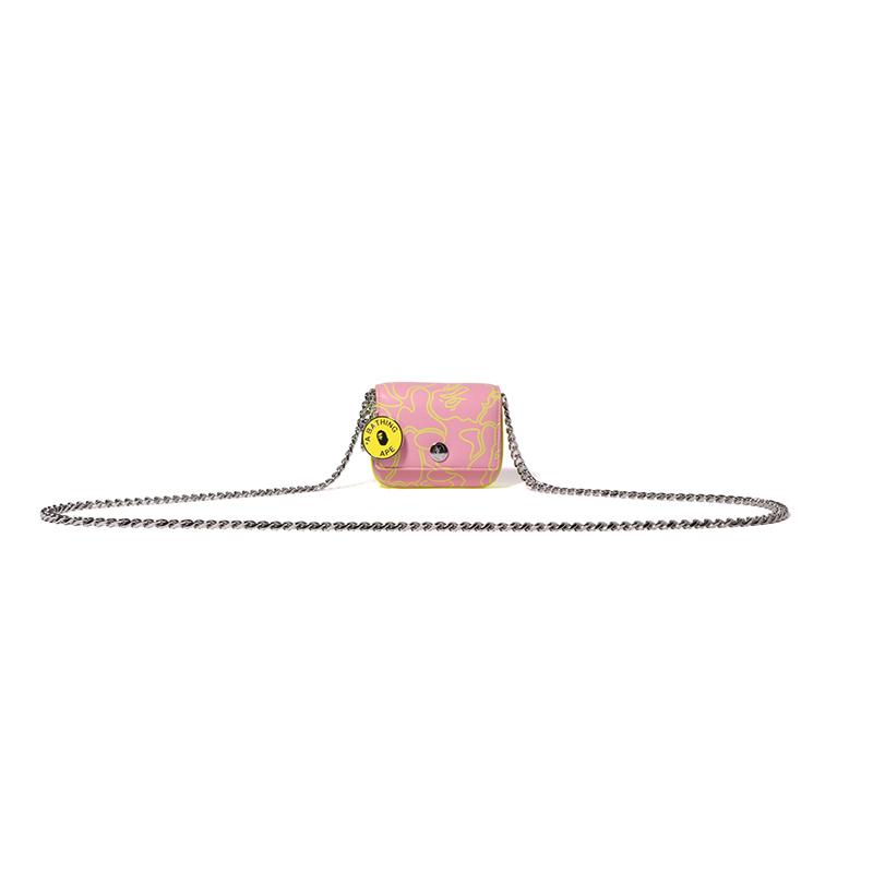 A Bathing Ape Fashionable Versatile Mini Crossbody Bag Women bags Blue Pink 0ZXBGW290002M