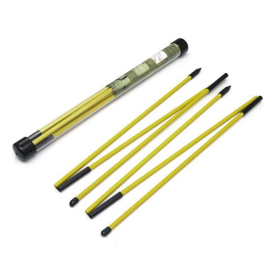2Pcs Golf Alignment Rod 3 Section Collapsible Aiming Swing Putting Training Aid Direction Indicator Fiberglass Golf Alignment Stick Golf Accessories